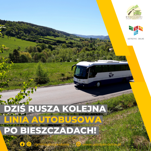 Dziś rusza kolejna linia autobusowa po Bieszczadach! 